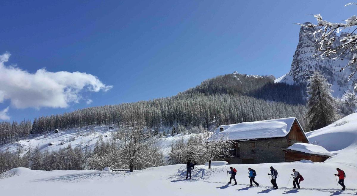 Raquettes - Au pied de Chabrière