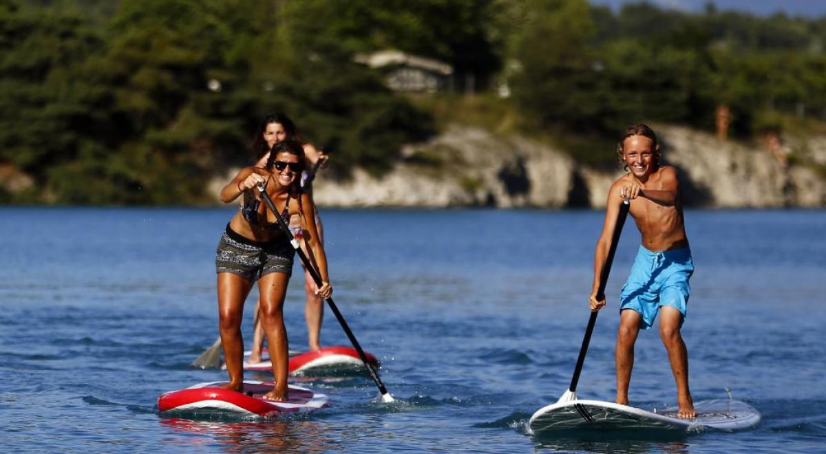 Paddle - Locations Activités Nautiques, Plage de la Baie Saint Michel CHORGES - Paddle - Locations Activités Nautiques, Plage de la Baie Saint Michel CHORGES