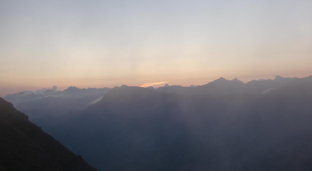 Rando du Matin - Ambiance en montant au Pouzenc