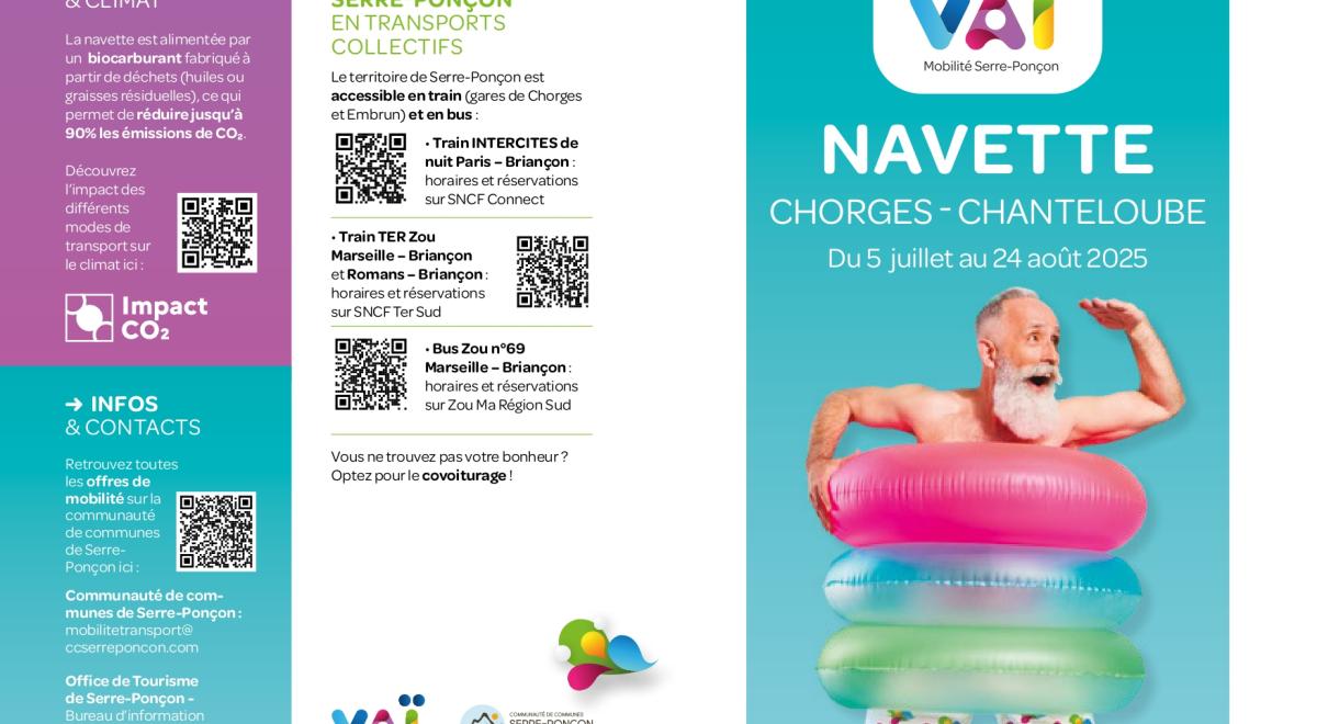 Plage des Trémouilles - Chanteloube_ Horaires navette Chorges - Plage des Trémouilles - Chanteloube_ Horaires navette Chorges