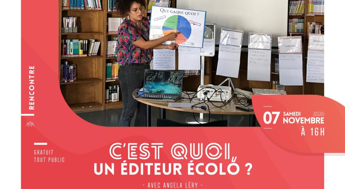 Novembre à la page - Rencontre "C'est quoi un éditeur écolo ?" CHORGES - Novembre à la page - Rencontre "C'est quoi un éditeur écolo ?" CHORGES