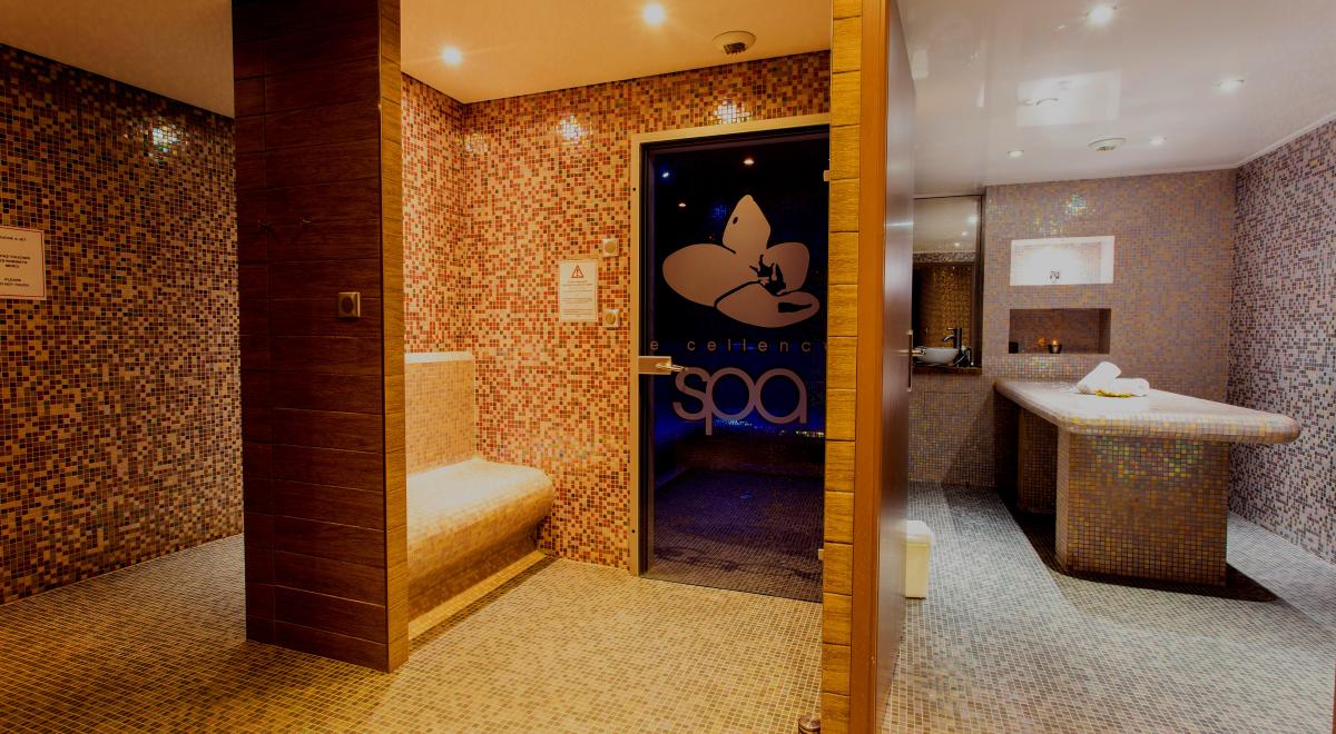 Ax'Hôtel Restaurant Spa à CHORGES 05 - Hammam, salle enveloppement &amp; gommage Excellence Spa