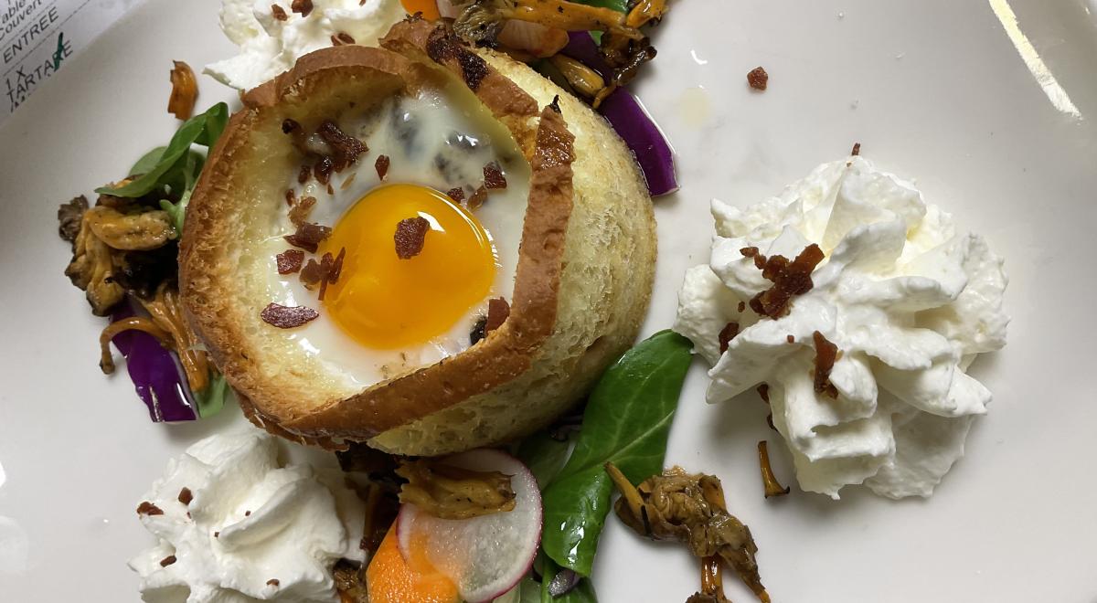 Restaurant La Paranthèse - Exemple d'entrée menu du jour