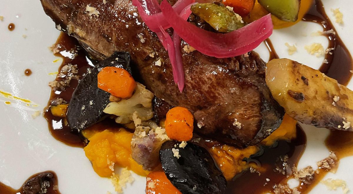 Restaurant La Paranthèse - Exemple de plat principal menu du jour