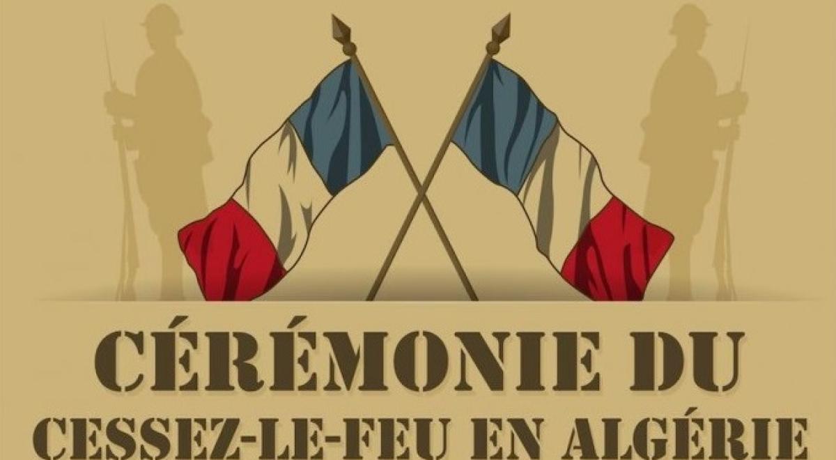 Drapeaux français annonçant le cessez le feu