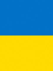 Drapeau bleu et jaune de l'Ukraine