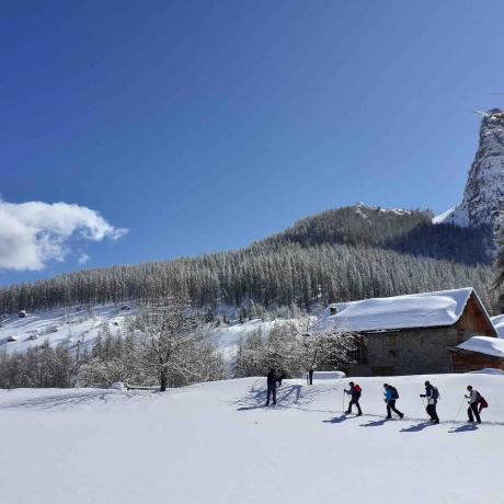 Raquettes - Au pied de Chabrière