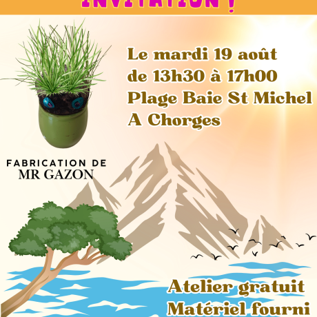 Animation plage - Atelier de sensibilisation - Animation plage - Baie St Michel