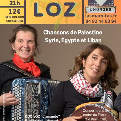 Concert Duo Loz - (dans le cadre du Focus Palestine) - Le Micro Lieu