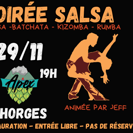 soirée salsa CHORGES - soirée salsa CHORGES