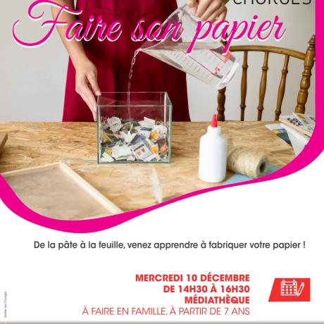 atelier faire son papier CHORGES - atelier faire son papier CHORGES