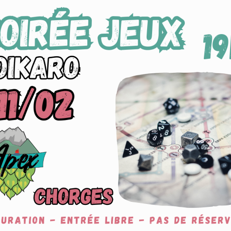 Soirée Jeux CHORGES - Soirée Jeux CHORGES