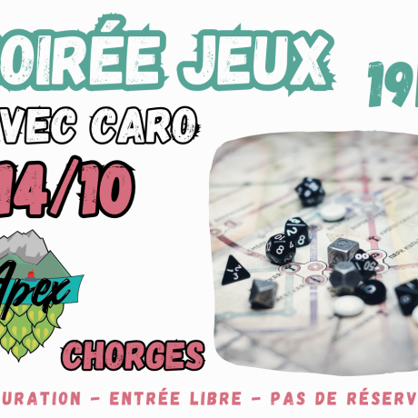 Soirée Jeux - Apex Brewpub - Soirée Jeux - Apex Brewpub