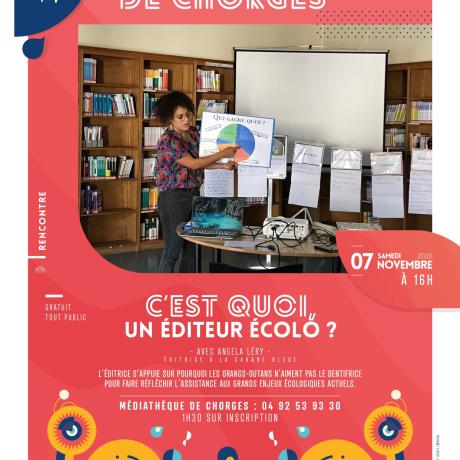 Novembre à la page - Rencontre "C'est quoi un éditeur écolo ?" CHORGES - Novembre à la page - Rencontre "C'est quoi un éditeur écolo ?" CHORGES