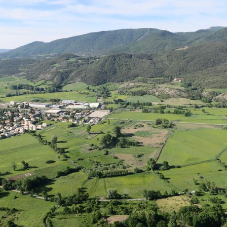 Photo accueil - Vue aérienne du marais de Chorges - Agnès Vivat