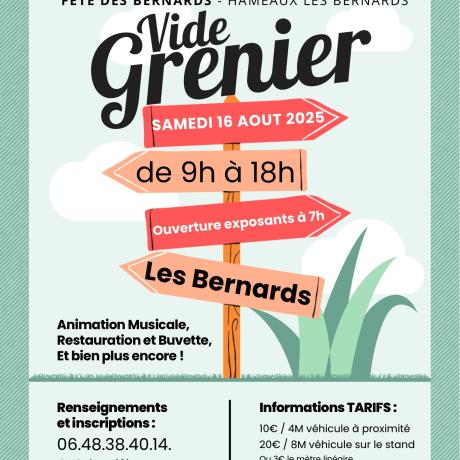Vide grenier : Fête Des Bernards