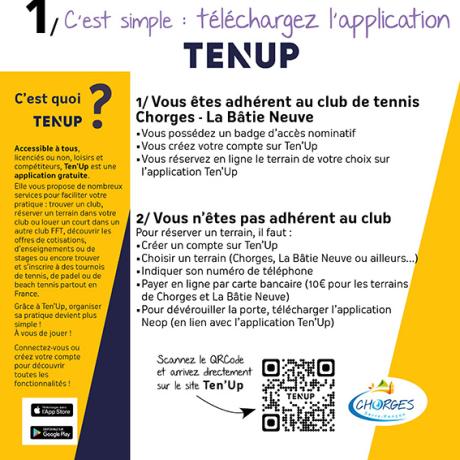 Procédure pour réserver les terrains de tennis à Chorges et La Bâtie-Neuve