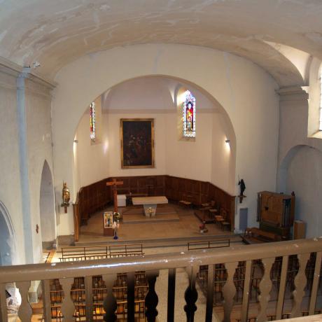 Voûte de l'église Saint-Victor Voute en forme d'anse de l'église Saint-Victor de Chorges