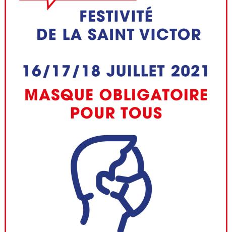 Masque fete saint Victor