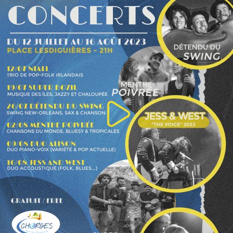 Affiche concert 2023