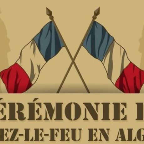 Drapeaux français annonçant le cessez le feu