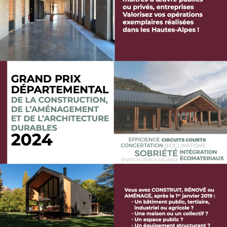 Lancement du Grand Prix départemental de la construction, de l'aménagement et de l'architecture durables 
