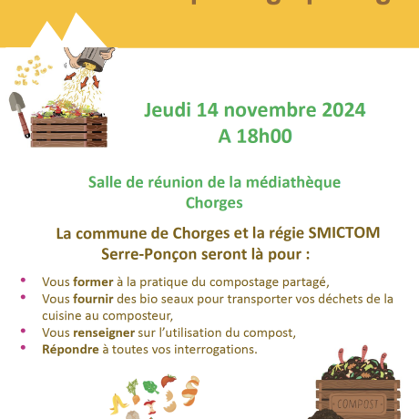 Réunion publique concernant le compostage