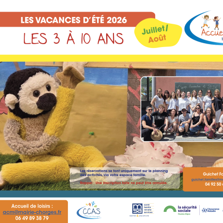 NOUVEAU programme ACM 3-11 ans été 2026 