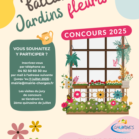 CONCOURS BALCONS FLEURIS 2025