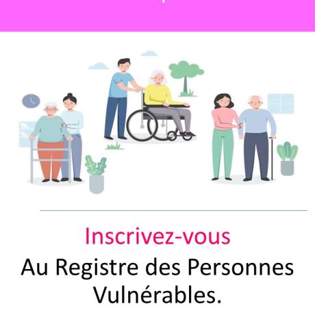 Flyer Registre des personnes vulnérables