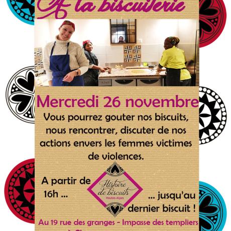 Porte ouverte de la biscuiterie Histoire de biscuitsv