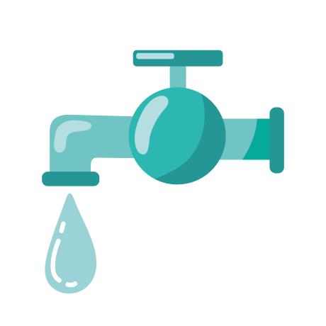 Robinet et goutte d'eau_dessin