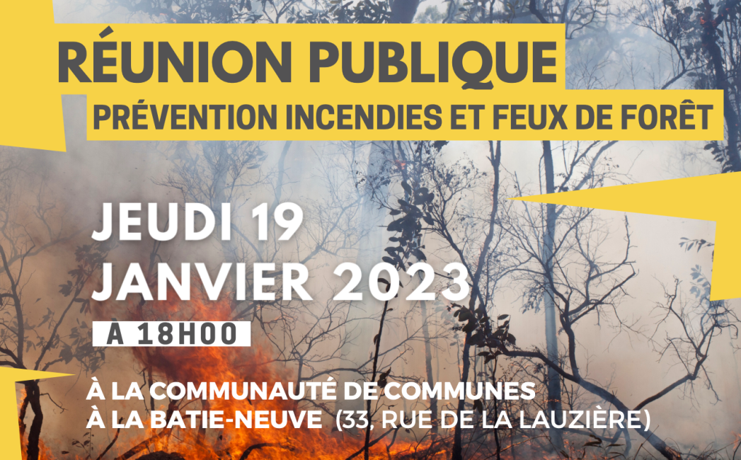 RENCONTRE &quot;PREVENTION DES INCENDIES ET FEUX DE FORET&quot;