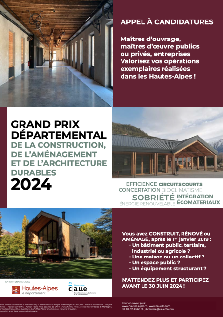 Lancement du Grand Prix départemental de la construction, de l'aménagement et de l'architecture durables