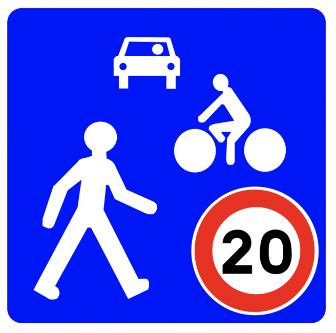 Zone de rencontre dans le centre-ville