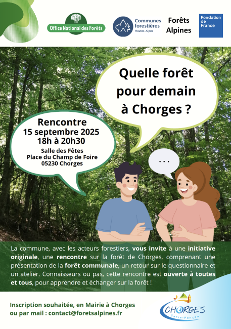 RENCONTRE PUBLIC : Quelle forêt pour demain à Chorges ?