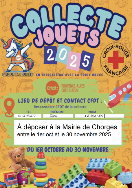 Collecte de jouets de Noël en partenariat avec la Croix-Rouge Collecte de jouets de Noël en partenariat avec la Croix-Rouge