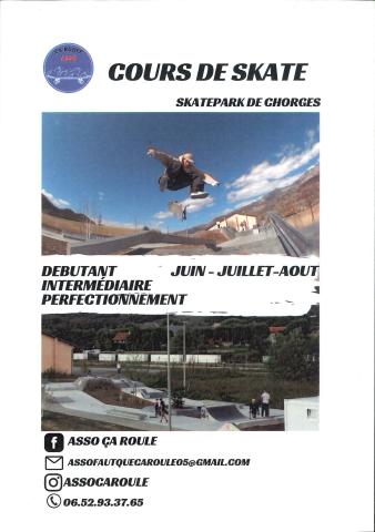 Du skate pour voler dans le ciel du skate parc à Chorges